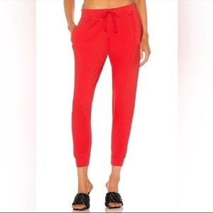 La Detresse Revolve Strawberry Boyfriend Jogger Sweatpants Large NWT